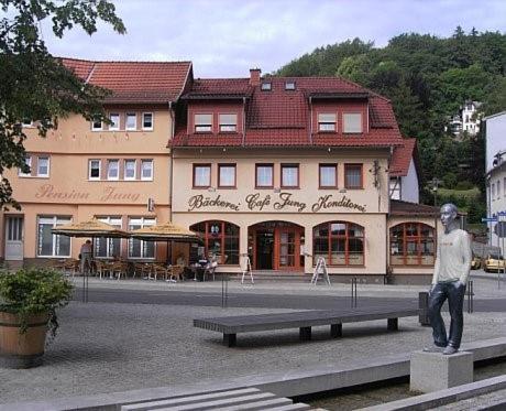 Pension Jung, Baeckerei-Konditorei & Cafe Ruhla Exteriör bild